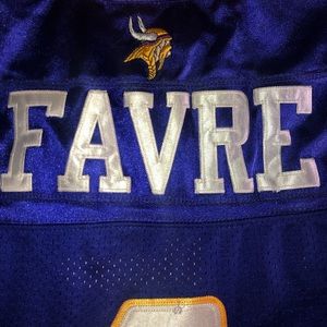 Bret Favre Vikings jersey stitched